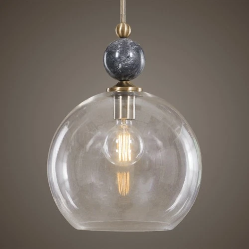 Uttermost 22176 Mendota 1 Light Glass Pendant - Picture 2 of 3