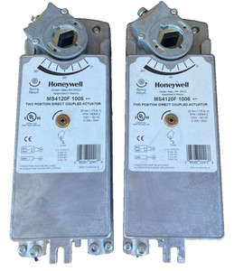 Honeywell Lot of 2, Two Position Direct Coupled Actuator MS4120F1006 Working