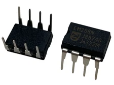 50-pcs Philips LM258N Dual Operational Amplifier IC OpAmp PDIP-8