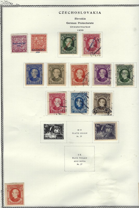 Czechoslovakia. 12 Pages Mostly M/N/H,M/H & Used.