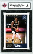 2020/21 Panini Chronicles Score Anthony Edwards Graded Rookie Card #607 KSA 9. rookie card picture