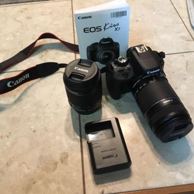 [With lens hood] Canon EOS in good condition