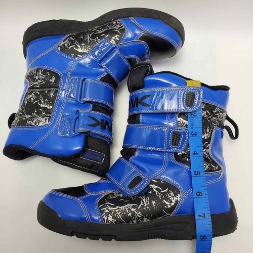 Tony Hawk Snow Boots Big Boys Size 6 Blue Black - Picture 3 of 12
