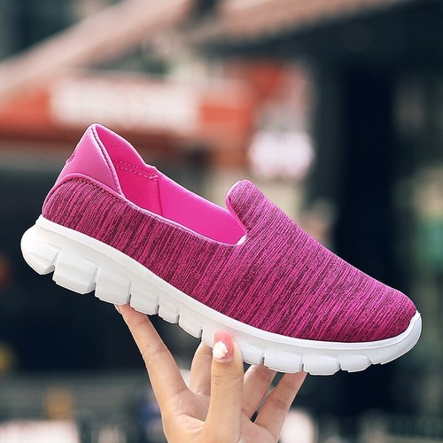 Women's Orthopedic Slip-On Trainers - Casual Running Sport Shoes UK - Picture 25 of 82