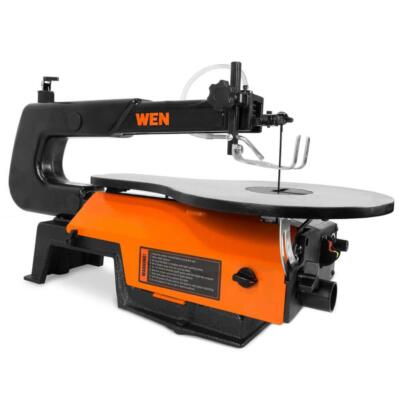 Scroll Saw 16-inch Variable Speed Easy Access Blade Changes Smooth Cutting Cuts