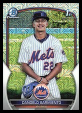 2023 Bowman Chrome Dangelo Sarmiento  1st Mega Box Refractor BCP-161 Mets
