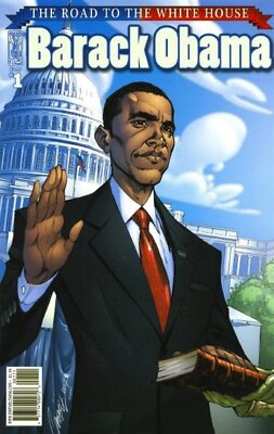 #ad Barack Obama: Road to White House #1 J Scott Campbell Cover 2009 IDW Comics $2.97