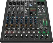 Mackie ProFX10v3+ 10-Channel Analog Mixer for Studio-Quality Recording and Live