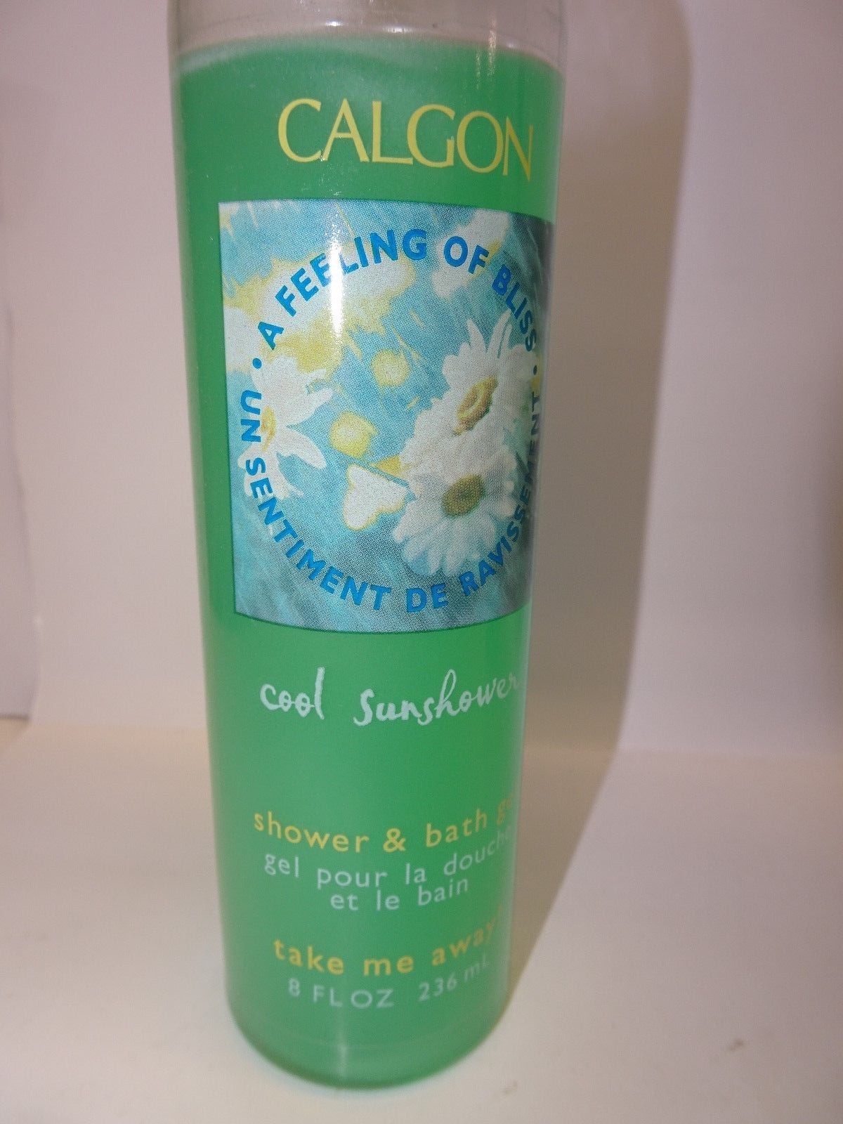 CALGON COOL SUNSHOWER SHOWER & BATH GEL 8 OZ 