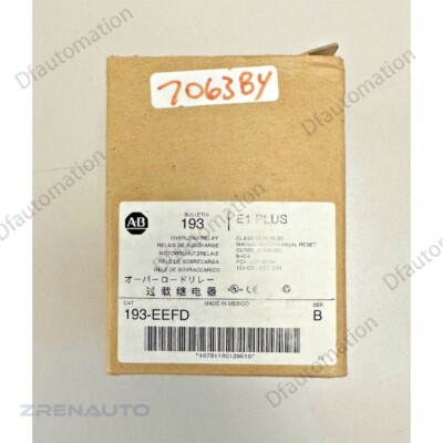 193-EEFD AB E1 Plus 9-45 A IEC Overload Relay brand-new hq