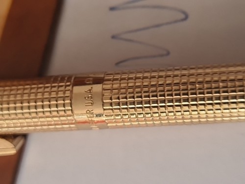Sheaffer White Dot Gold Electroplated Fountain Pen with Pen 14K (.585) Nib - 第 15/24 張圖片