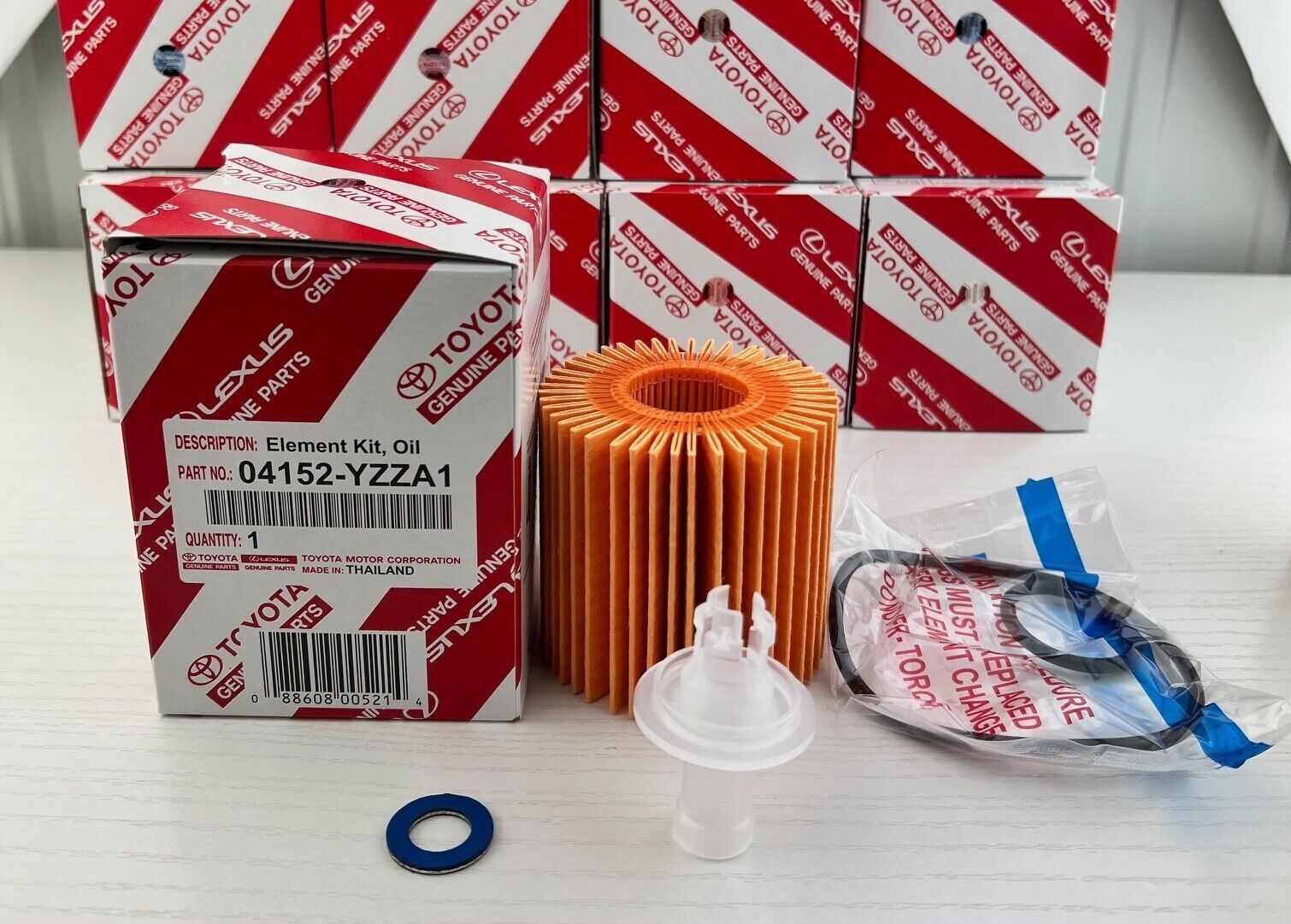 + Drain Plug Gasket For Toyota Sealed Packaged  04152-yzza1