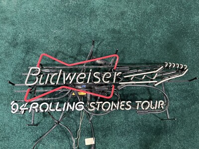 ローリングストーンズ ライト Rolling Stones Vintage Voodoo Lounge Budweiser Neon Light Tour