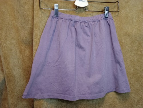 10 in Girls Sizes Hanna Anderson purple skirt with pockets elastic waistband - Picture 8 of 12