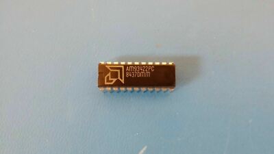 (2 PCS) AM93422PC AMD 256X4 STANDARD SRAM, 45ns, PDIP 22PIN