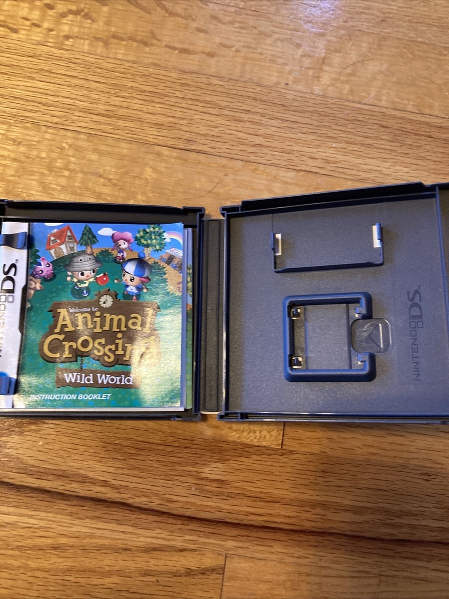 Nintendo DS Animal Crossing Wild World Case and Manual Only