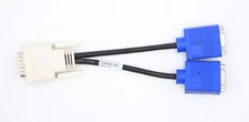 DVI-i Dual VGA Video Adapter Dual Monitors Y-Splitter Cable Genuine HP