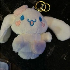 Sanrio cinnamoroll plush keychain-pink