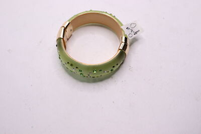 The Sky Lagoon Italian Design Sparkling Hinge Bangle Bracelet