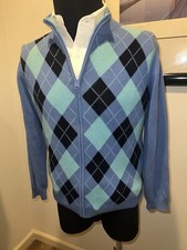 Brooks Brothers Red Fleece Boy's Large Sweater Full Zip Italian Yarn