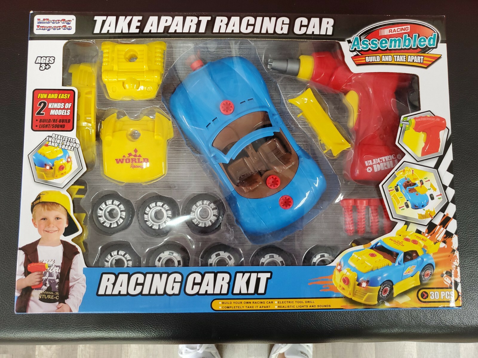 take apart racing car kit