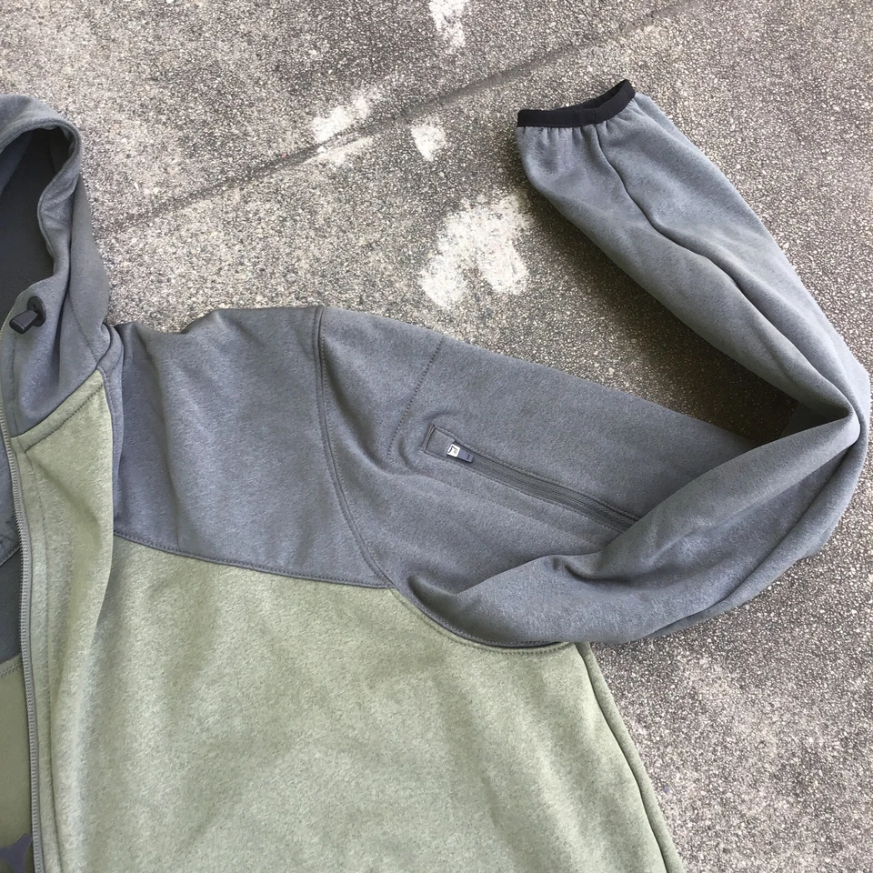 Мужская тактическая куртка 5.11 Размер Large Цвет зеленый Серый Толстовка с капюшоном FZ 2.0 На молнии Combat - Изображение 4 из 4