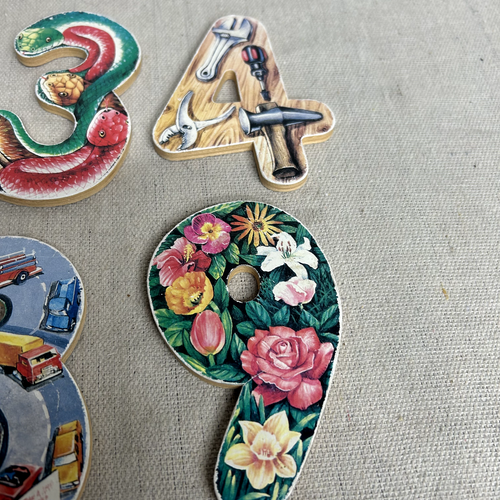 Number Art Puzzle Lights, Camera, Interaction, Wooden Shaped Pieces eBay