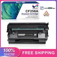 1Pack CF258A With Chip Toner compatible for HP 58A LaserJet MFP M428fdw M428fdn