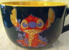 DISNEY Pixar STITCH 24oz Blue Soup Cup Mug Collectible NEW