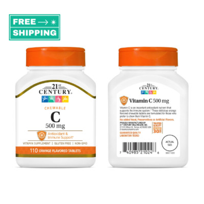 21St Century Vitamin C 500 Mg 110 Tabs
