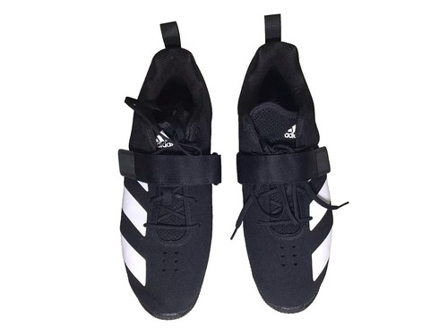 Adidas Adipower 5 Men's Black 3 Stripe Weightlifting Athletic Shoes Sz 14