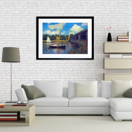 85629 CLAUDE MONET ROAD BRIDGE ARGENTEUIL OLD Decor Wall Print Poster - Picture 4 of 7