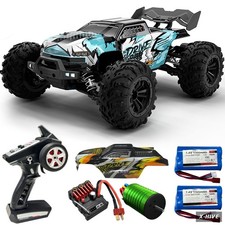 1:16 Scale Brushless RC Car - 50 MPH High Speed All Terrain Off-Road Monster Tr