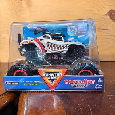 , Official Monster Mutt Dalmatian Monster Truck, Die-Cast Vehicle, 1:24 Scale