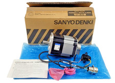 SANMOTION R AC SERVO MOTOR R2AA08040HCSBMM 400W AC200V 2.0A NEW IN BOX