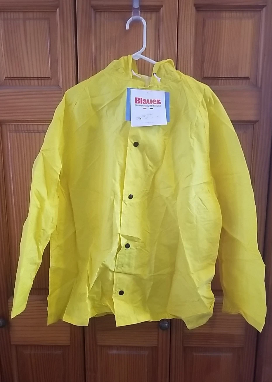 Vintage NEW BLAUER RAIN/Fishing Hooded JACKET Large Yellow Model 26934
Opens in a new window or tab
