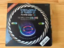 New TOSY Flying Disc - 16 Million Color RGB or 36 LEDs, Extremely Bright