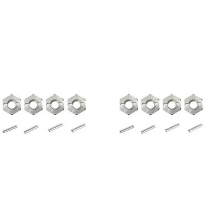 8Pcs Metal 12mm Wheel Hex Hub Adapter for Go H16 16207 16208 162098177 - Image 1 of 4