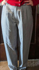 Vintage 90's hounds tooth pleated dress pants women's size 2 petite