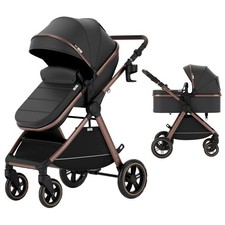 Accombe X1-D 2-in-1 Convertible Baby Stroller Newborn to Toddler