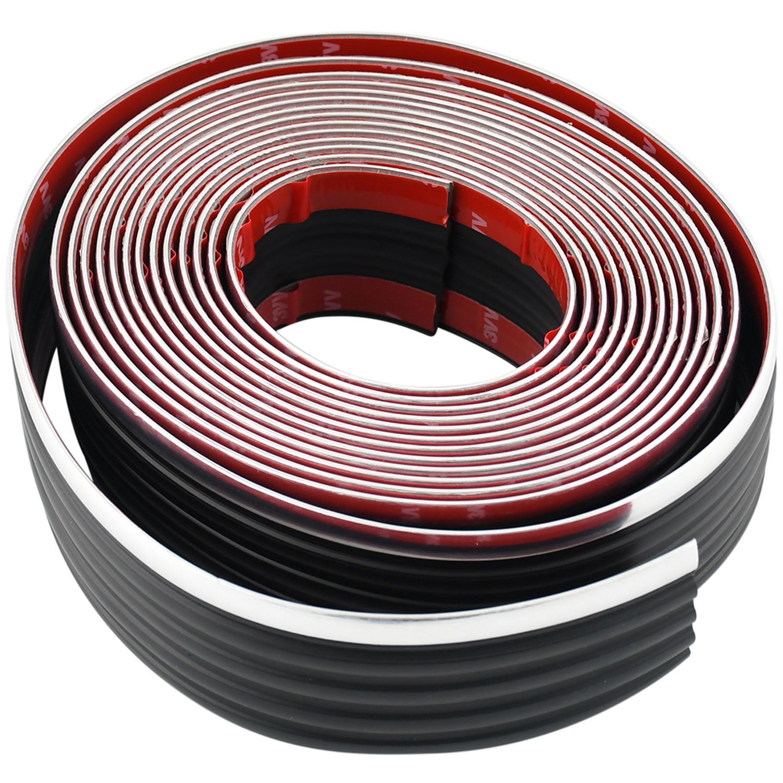 Fits Truck Pick up Protector Guard Roll Chrome Body Side Molding Belt D31 FL