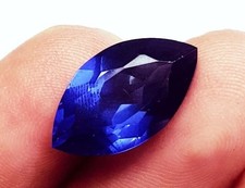 Natural Blue Sapphire 19 Ct Marquise Cut Loose Flawless AGL Certified Gemstone