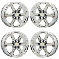 18" Chevrolet Blazer Bright Chrome wheels Factory OEM set 14083 EXCHANGE