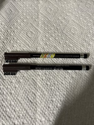 Set Of 2Rimmel Brow This Way Professional Eyebrow Pencil #001 Dark Brown New B70