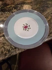 Royal Doulton China Serving Plate Rose Point Wallace Sterling Silver 12 1/4"