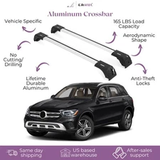ERKUL Roof Rack Cross Bars For Mercedes GLC 300 16-22 Aluminum Lockable OPEN-BOX