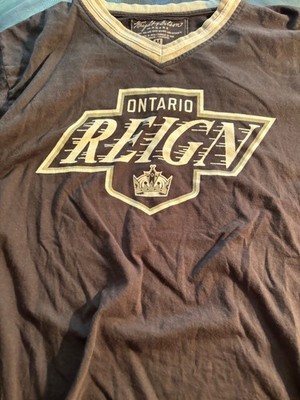 Ontario Reign T shirt LA Kings minor league wright & ditson Med