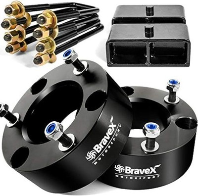 Front & 2'' Rear Full Suspension Leveling Lift Kit with Strut Spacers & Rear Lift