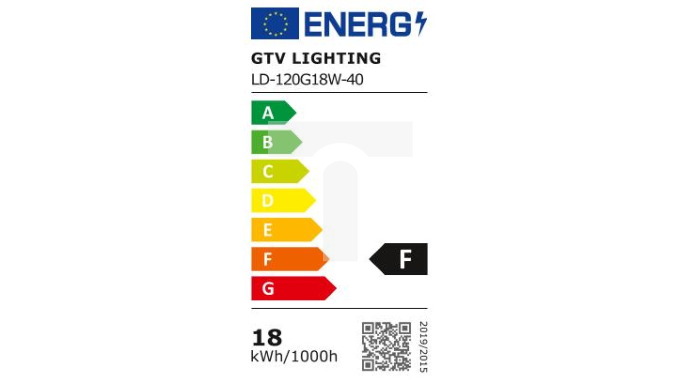 LED Bulb E27 G120-Glob 18W 1600lm 4000K LD-120G18W-40