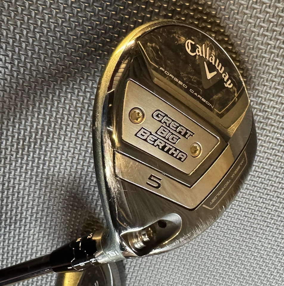 Juego de madera de calle Callaway forjada de carbono GBB 3,5,7 con eje de helio Senior Flex diestro Foto 4 de 4